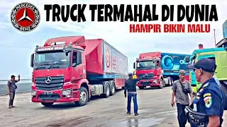 NYARIS BIKIN MALU❗TRUCK TERMAHAL DI DUNIA NAIK KAPAL DI PELABUHAN MERAK