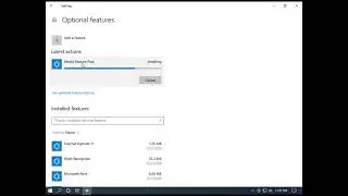 How to install Media Feature Pack on windows 10 20H2