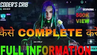 FREE FIRE NEW EVENT||HOW TO COMPLETE CODER'S CRIBE EVENT| CODER'S CRIB EVENT KESHI COMPLETE KARE?