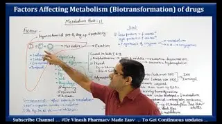 Factors affecting Metabolism (Biotransformation) of drugs