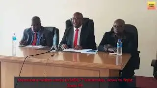 Mwonzora makes move to MDC-T leadership, vows to fight Zanu PF