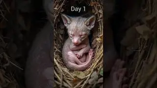 Fox Growth - Baby Fox 1 To 100 Days #cute #shorts #short #animals #fox