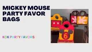 PARTY FAVOR TREAT BAGS | CRICUT Design Space #cricuttutorial #partyfavors