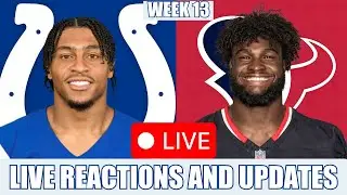 Indianapolis Colts vs. Houston Texans Week 13 LIVE Play by Play, Reactions And Updates
