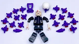 Кастомная фигурка LEGO Канеки Кен из Tokyo Ghoul &ndash; Канеки Кен | Неофициальные минифигурки LEGO