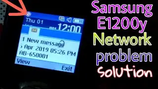 Samsung e1200y network problem solution 100%working