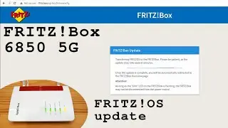 FRITZ!Box 6850 5G router Wi-Fi dual band &bull; FRITZ!OS update