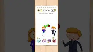 Brain Test Level 383 Solution & Walkthrough | Tricky Puzzles (Android & iOS Shorts)