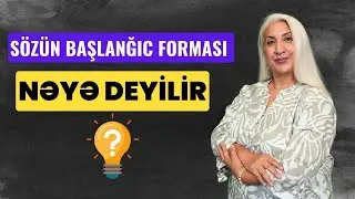 Sözün başlanğıc forması NƏYƏ DEYİLİR?