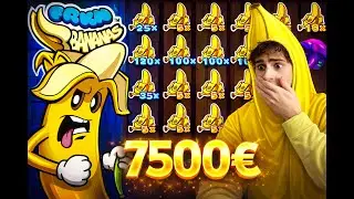 DES BANANES X100 SUR FRKN BANANAS DANS CE BONUS HUNT L&Eacute;GENDAIRE 🍌 🔥( 7500&euro; ).