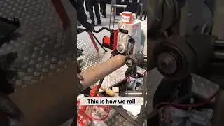 RIDGID 918 Roll Groover in action 😎