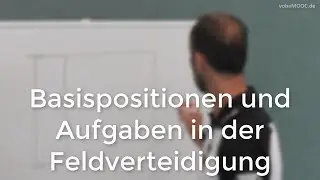 Basispositionen und Aufgaben in der Feldverteidigung - Jens Tietb&ouml;hl
