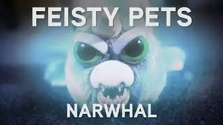 Feisty Pets Narwhal - A ThinkGeek Exclusive