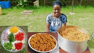 African Yellow Beans and Rice Fusion | Village Cooking with a Heart-warming Folk Tale #cooking