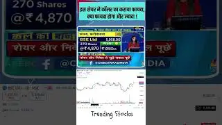 BSE Eyes ₹8000 Target with Upcoming Stock Split ! #financeupdates #news #financeworld #bse