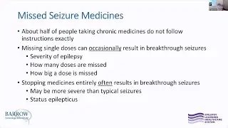 Seizure Action Plan and Rescue Medicines