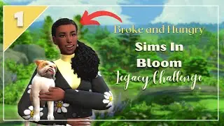 EP 1 | Broke and Hungry all alone? | Sims in Bloom Challenge | NPC Plays The Sims 4