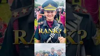 Which Rank After NDA || #shorts #nda #army #ssbinterview #armylover