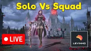 🔴 Levinho Solo Vs Squad PUBG MOBILE 🔴