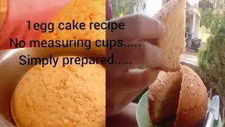 1egg cake recipe#tea cake no measuring cups#cake#tea cake#