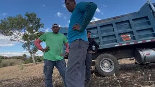 Ya estamos listos para moler y pensamos donde pondremos el camión 