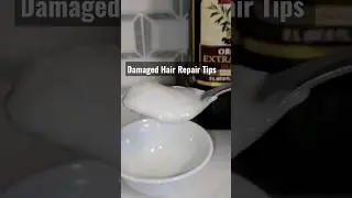 How To Repair Damaged Relaxed Hair #shorts #relaxedhair #haircare