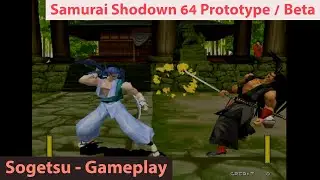 Samurai Shodown 64 - Sogetsu - Hyper Neo Geo 64 Beta Gameplay