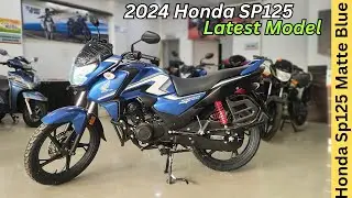2024 Honda Sp125 Mat Blue Color Full Detailed Review ♥️ On Road Price Sp125 Better Than Raider 125?