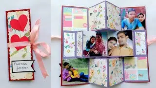 Trifold Card for Friends/How to make Friendship Day Card/Friendship day Card Idea/Card for Friend