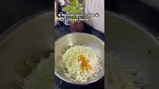 Cabbage recipe 🍛 #shorts #recipe #malayalam #thoran #christmas #dinner #ytshorts #youtubeshorts