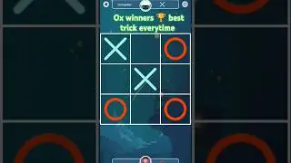 The Expert Guide to 🥶😈Ox game winner trick and tips in tic toc toe game🥵🔥 #oxgame #winnertrick