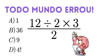 3 PODEROSOS Exercícios de Matemática Básica, para TREINAR o seu Cérebro🧠 (Não importa a sua idade)