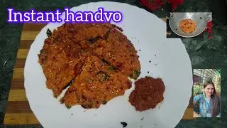 Instant Suji Handvo | Healthy Breakfast | No Fermentation  #healthy#handvo#breakfast#recipe#easy 