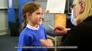 NHS Flu Vaccinations for Children [Romanian Subtitles]