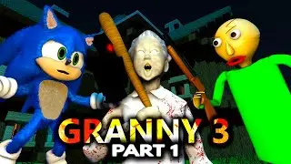 НОВЫЙ ВЫЗОВ ГРАННИ 3 ПРОТИВ БАЛДИ И СОНИКА 1 фут. Angry Birds (официальный) Minecraft Horror Game...