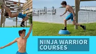 BACKYARD NINJA WARRIOR COURSE!