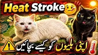 Heat Stroke In Cats | Symptoms And Treatment At Home | Hot Weather? Cool Cat!Summer Survival Guide
