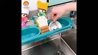 Modern Telescopic Sink Shelf Kitchen - Soap sponge drain rack storage basket