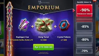 Promo Cash Epic Emporium Token+ Cue 8 ball pool