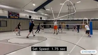 Setting Trajectory Balltime AI Clark Volleyball Review Setting   Set 2 February 29 2024