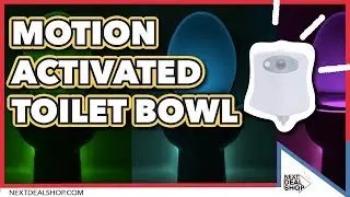 Motion Activated Toilet Bowl Light - Light Up The Way! - Next Deal Shop