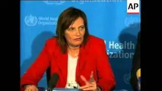 WHO news conference with latest on flu