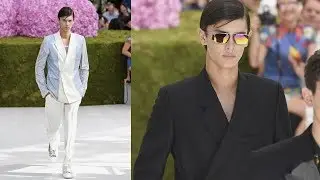 Prince Nikolai takes on the catwalk for Dior