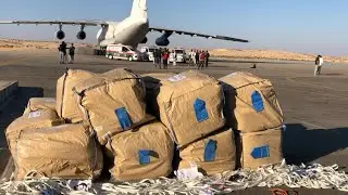 EU and Saudi aid for Gaza arrives in Egypt | AFP