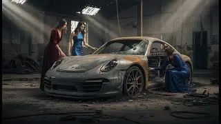 2015 Porsche 911 Full Restoration from Burnt Condition to Looking New,ASMR Car Restoration!