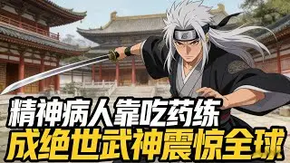 精神病人靠吃药练，成绝世武神震惊全球！#小说 #小说推荐 #小说漫画 #漫画解说 #都市小說
