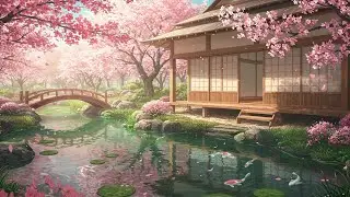 Soft Pop Acoustic Lofi &ndash; Peaceful, Healing, & Relaxing Study Music under Cherry Blossom