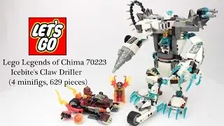 Lego Legends of Chima 70223 - Icebite's Claw Driller - Lego Speed Build