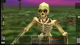 Human Necro gameplay level 3-4 in Qeynos (Classic Everquest)