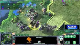 Starcraft 2 HD: VTSpades v VTFuture on Steppes